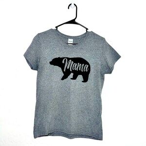 Gildan Gray ”Mama” Bear T-Shirt